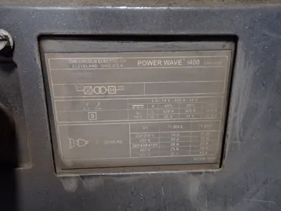 USED LINCOLN ELECTRIC POWER WAVE I400