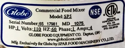USED GLOBE SP5