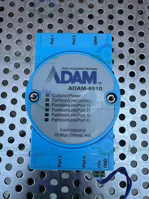 USED LOT OF 2 - ADAM 6510 DATA ACQUISITION MODULES 4 - PORT INDUSTRIAL