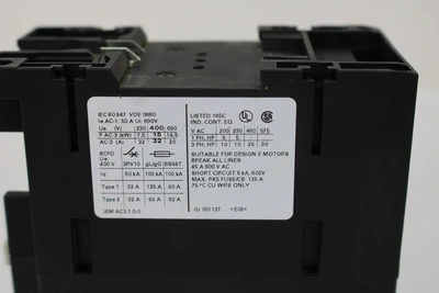 USED SIEMENS 3RT1034-1B..4