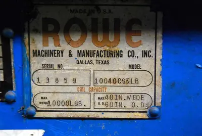 ROWE 10040CS-LB Coil Cars | PressTrader Limited (3)