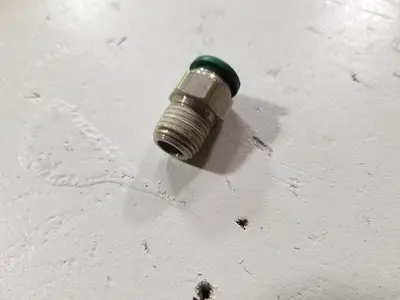 Pistorius Main Cylinder Straight Push to Connect Pneumatic Fitting