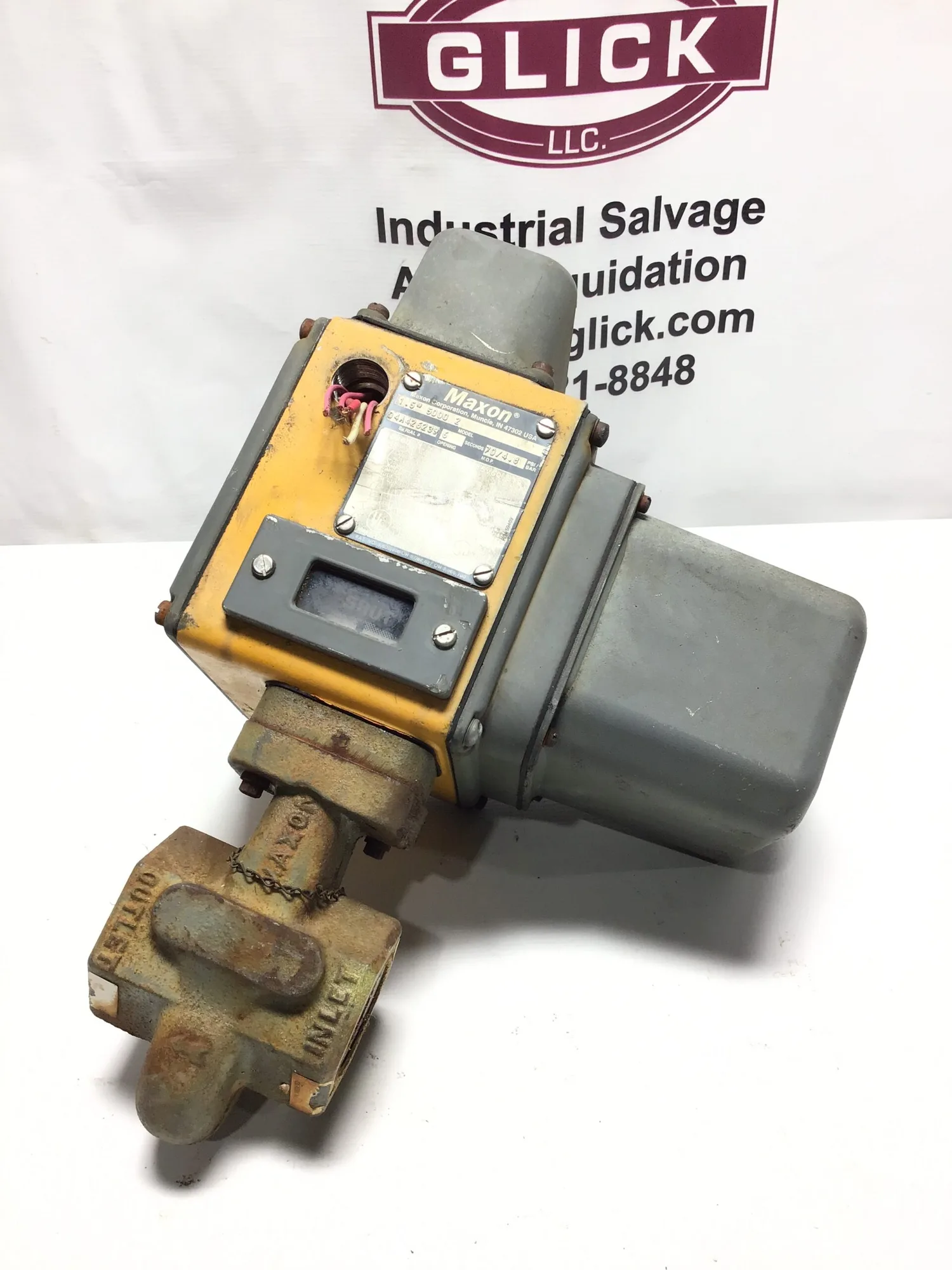 Maxon 5000 Pneumatic Gas Shut-Off Valve 1.7 Amp