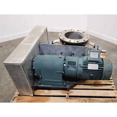 Used 10" Stainless Steel Flo-Tronics Rotary Airlock Feeder Valve