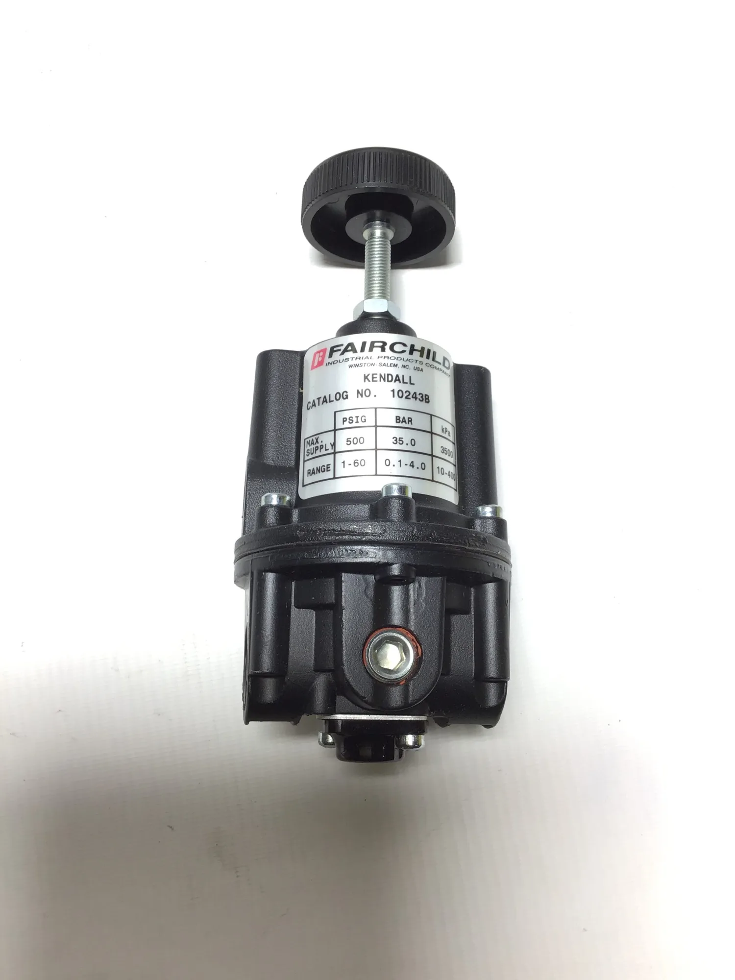 Fairchild 10243B Precision Pressure Regulating Valve 500PSIG 35.0Bar 3500kPa