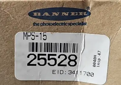 Banner MPS 15 SENSOR AMPLIFIER. Loc5E25