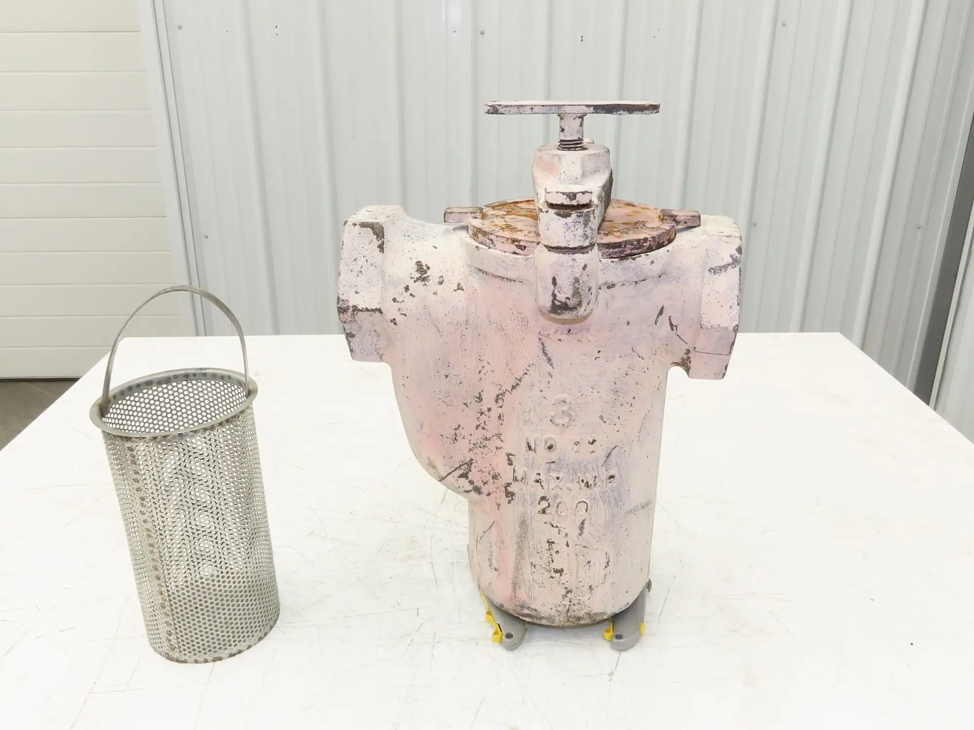 Hayward Model 72 Simplex 3" NPT Inline Basket Strainer Cast Iron 200 PSI