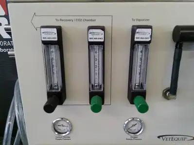 VetEquip Impac 6 Quad-Chamber Rodent/Mouse Veterinary Anesthesia System