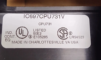 USED GE FANUC IC697CPU731V