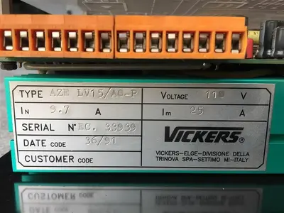 USED CYBELEC AZE-CC4Q VICKERS AZE LV15/AO-P