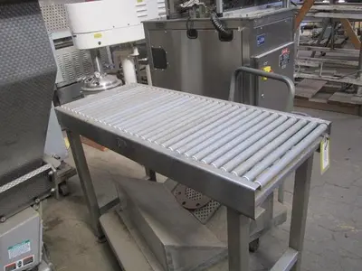 Conveyor, Roller, 18" X 4', Stainless Frame #S736927