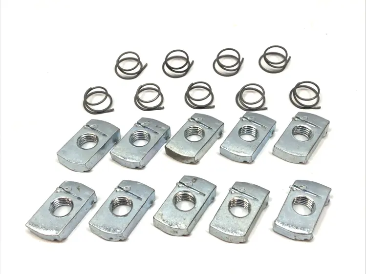 New | in-Stock Unistrut 1/2" Channel Nut w/ Spring LOT OF 10 Misc Fasteners Michigan US | Maverick Industrial Sales #1518241