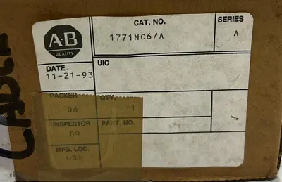 Used ALLEN-BRADLEY 1771-NC6 Cable & Wire | Surplus Asset Holdings #1206783
