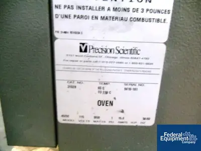 USED Precision 4.5 Cu Ft Precision Oven, Model 45EM, 210 C