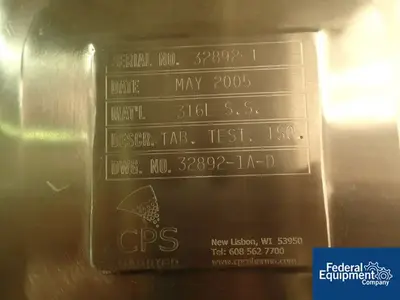 USED CPS 66" CPS Isolator, 316L S/S