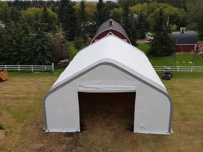 NEW 30X60X20 DOUBLE TRUSS STORAGE BUILDING