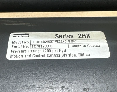 Used Parker 05.00 CD2HXKTVS23AC 9.000 Cylinders Indiana US | J&J Industrial Supply #1310761