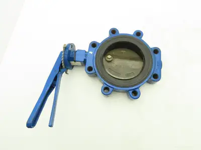 Keystone AR2 805 Lug Butterfly Valve 6" w/Handle CF8M Disc 175 PSI