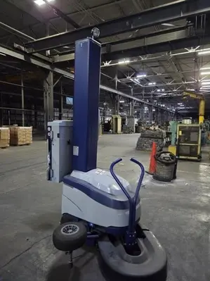 2023 ROBOPAC ROBOT MODEL #S7 PVS PORTABLE SHRINK WRAPPER MACHINE: YOBRO #25236