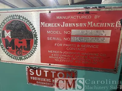 USED MEREEN JOHNSON MODEL 424 DC GANG RIP SAW