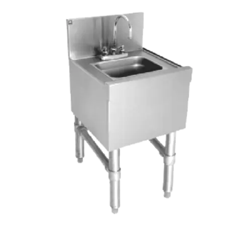 Eagle Group HS12-19 Underbar Hand Sink w/ 9 1/4"L x 11 1/2"W x 6"D Bowl, Gooseneck Faucet