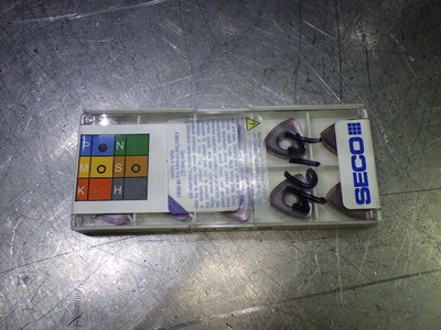 SECO Carbide Milling Inserts QTY10 218.19-160T-04-M08 MP2050 (LOC2852B)