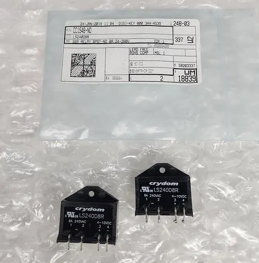Used SENSATA-CRYDOM LS240D8R Semiconductor Parts California US | Advanced Capital Equipment Sales #425568