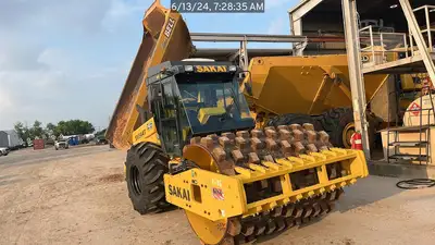 Used 2024 SAKAI SV544T Single Drum Rollers Texas US | National Equipment Dealers #1422714