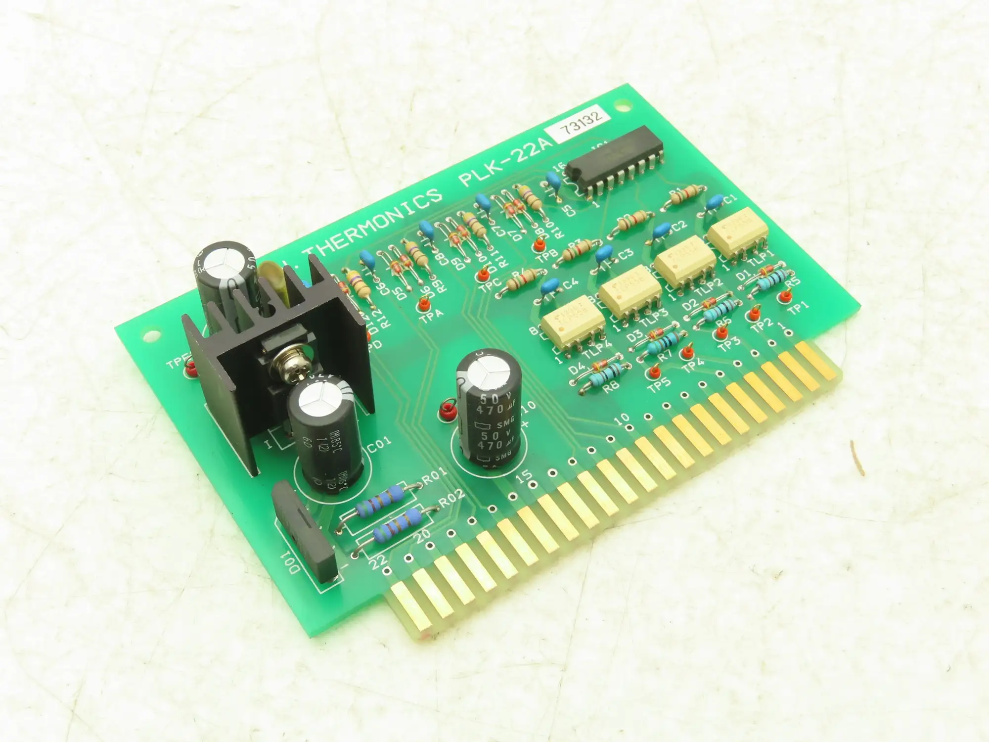 N Thermonics PLK-22A Printed Circuit Control Board PCB Card