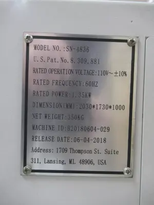 2019 AP LAZER SN4836 LASER CUTTER | Maurice Cohen (4)