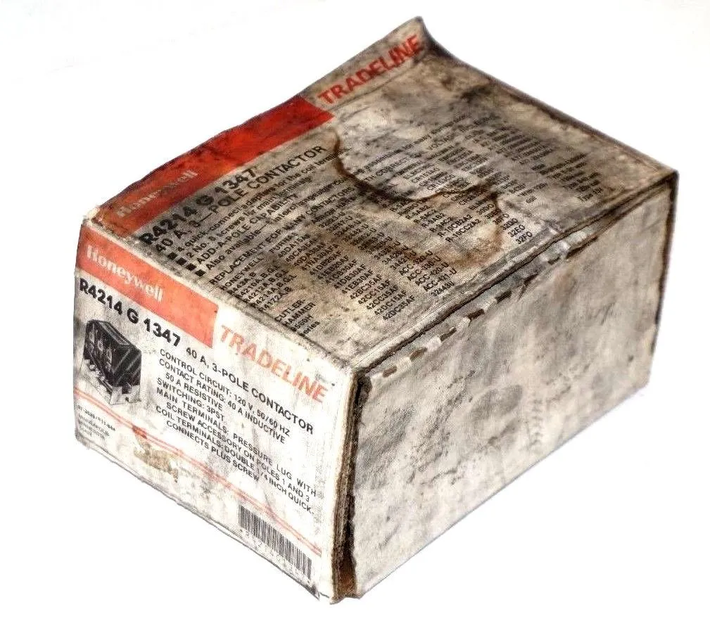 NEW HONEYWELL R4214G1347 40A, 3-POLE CONTACTOR