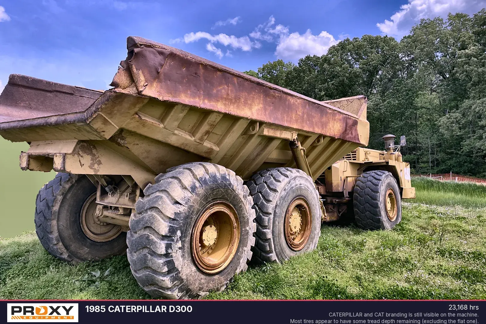 Used 1985 CATERPILLAR D300 Articulated Dump Trucks Virginia US | Proxy Equipment #1378239