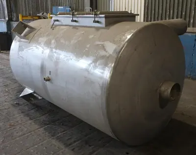 SPC8830  Dust Collector 137 cu.ft. total capacity cyclone separator Stainless Steel