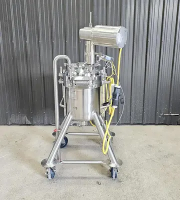 Used 10 Gallon Feldmeier Tank (Vessel), 316 Stainless Steel, with Mixer