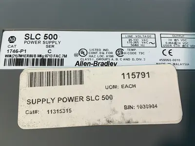 Used ALLENBRADLEY 1746P1 PLC Power Supplies Ohio US | HGR 24 #1507707