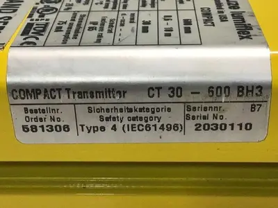 USED LEUZE CT30-600BH3