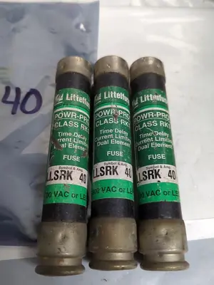 Used LITTELFUSE LLSRK40 Miscellaneous Equipment (Electrical & Power) | Surplus Asset Holdings #1200136