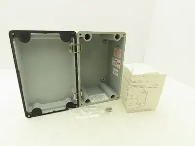 Hoffman Enduraline 10x6x6" Fiberglass Electrical Enclosure Box 3R Raintight