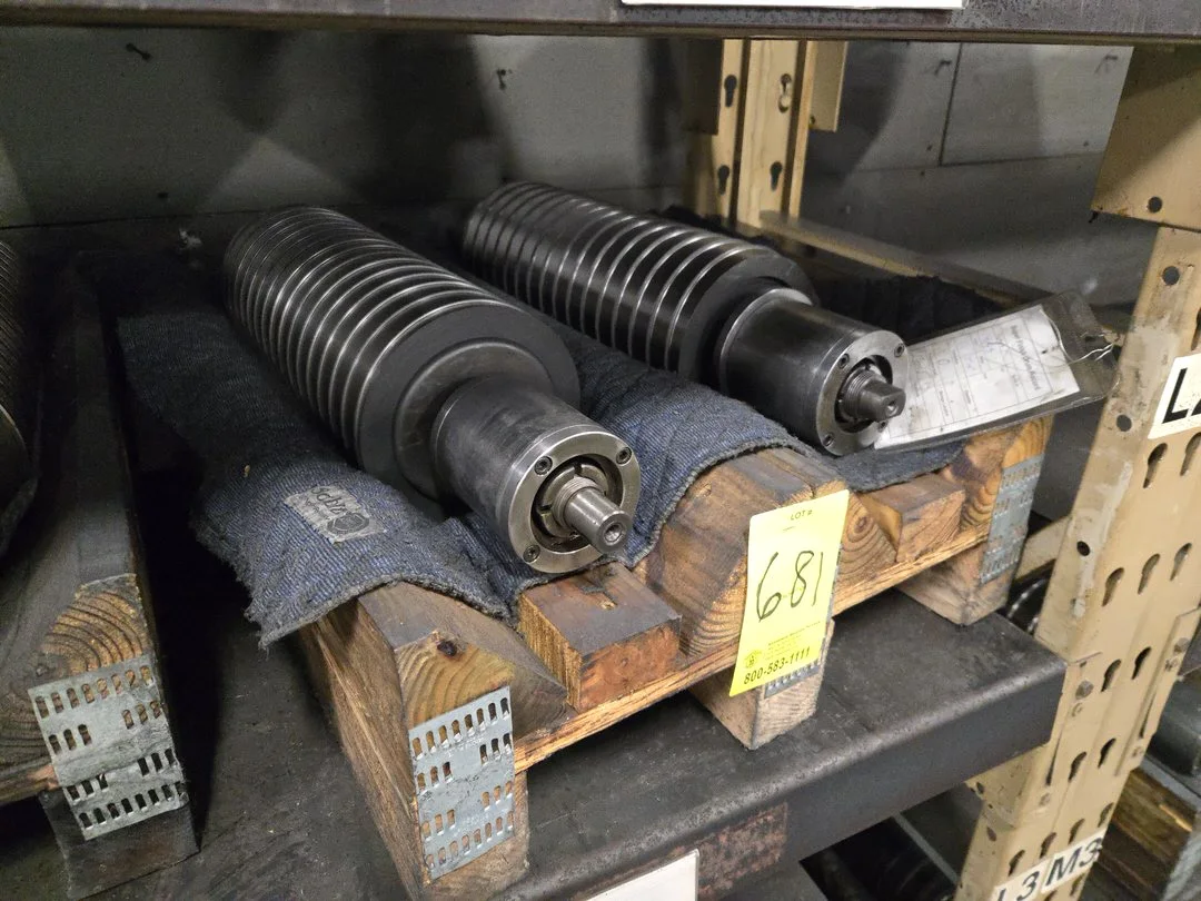 (2) Superfine OD Grind Drum Spindle