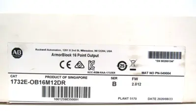 ALLEN BRADLEY 1732E-OB16M12DR OUTPUT MODULE 1732EOB16M12DR NEW SURPLUS