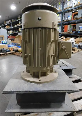 30 HP 1775 RPM GE Vertical Motor 5K3286XAE224 L286HPH16 Frame 460V EOK Rebuilt