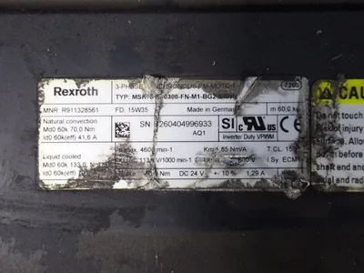 USED REXROTH MSK101E0300FNMIBG2NNNN