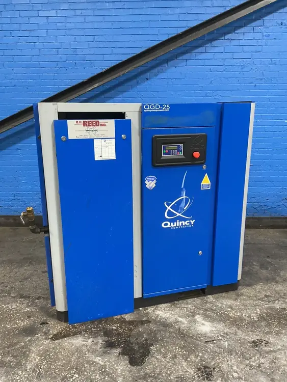 Used 2011 QUINCY COMPRESSOR QGD25 Rotary Screw & Sliding Vane Air Compressors Ohio US | HGR 24 #1566832