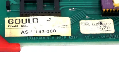 GOULD AS-M143-000 PC BOARD 5000-1149-33 REV. B, ASM143000