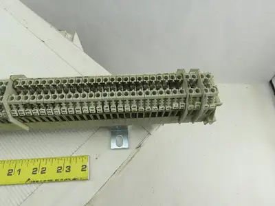 Weidmuller WK4/U Mixed Terminal Block DIN Rail 600V 40A Lot of 123