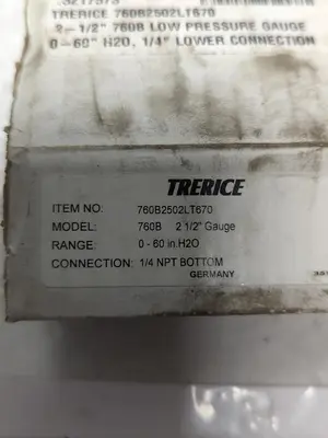 New | in-Stock TRERICE 760B2502LT670 Misc Electrical & Power Parts Ohio US | Surplus Asset Holdings #1239588