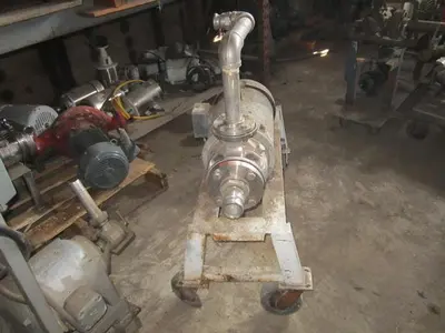 Pump, Centrif., 10 HP, S/st, 1.5 x 2.5 x 6, Sani #C734247