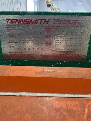 Used TENNESMITH A3616 Power Squaring Shears (Gauge) Michigan US | Aucto #1334414