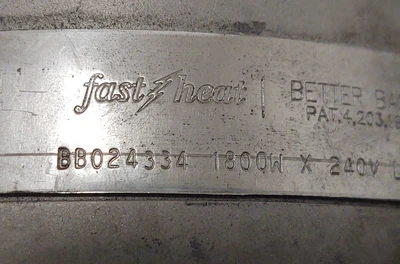 NEW Fast Heat BB0224334