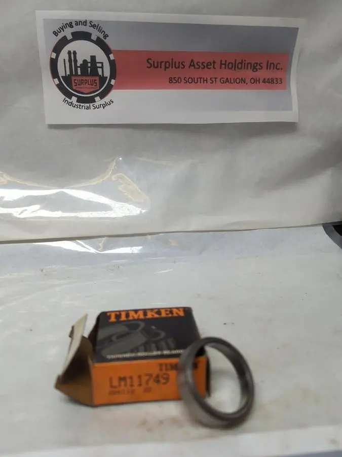 New | in-Stock TIMKEN LM11749 Bearings | Surplus Asset Holdings #1193438